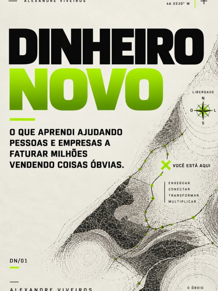 Capa do livro Dinheiro Novo