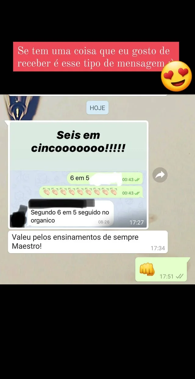 Print do resultado: SEGUNDO 6 EM 5 SEGUIDO